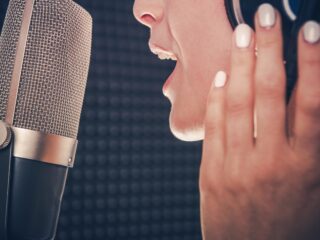 Song Recording by Singer