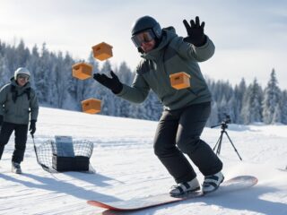 ethyrionv juggling bees fractions while snowboarding